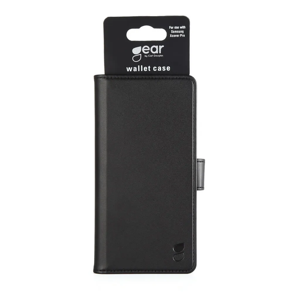 GEAR Wallet, Galaxy Xcover Pro - pl&aring;nboksfodral, Svart