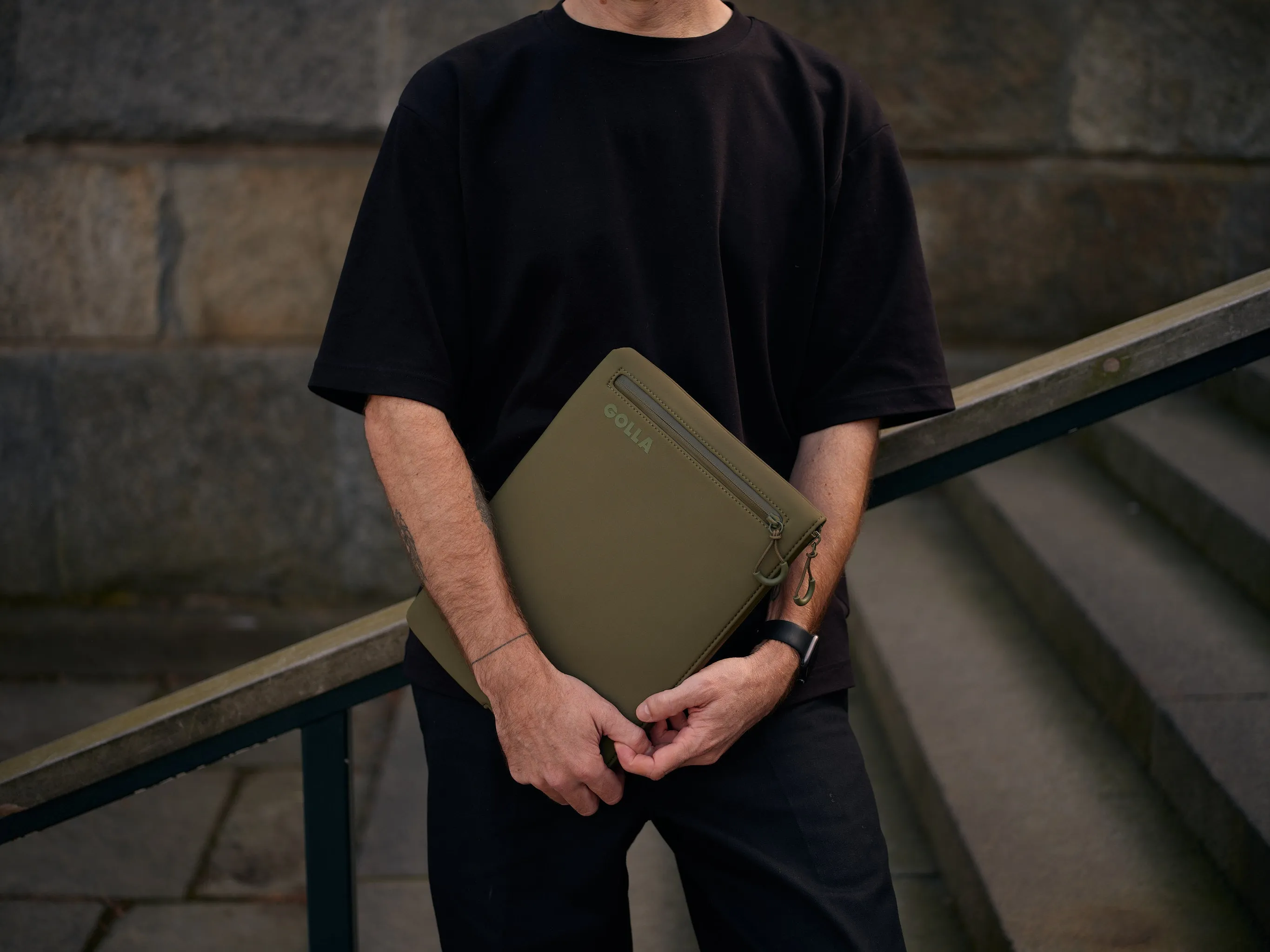 Golla Metro Neoprene -suojatasku, vihre&auml;, 15"