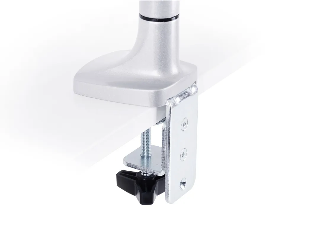 Multibrackets M Deskmount Spring Single, -skrivbordsf&auml;ste, silver, 15&quot;-27&quot;, 10kg