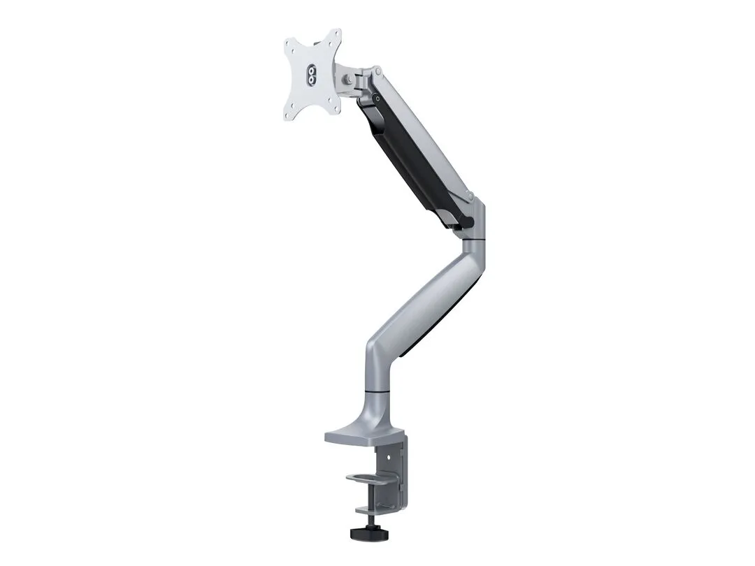 Multibrackets M Deskmount Spring Single, -skrivbordsf&auml;ste, silver, 15&quot;-27&quot;, 10kg