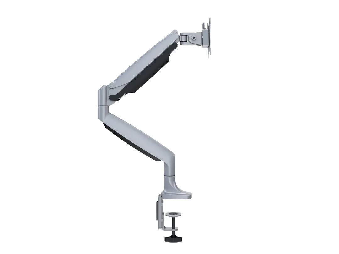 Multibrackets M Deskmount Spring Single, -skrivbordsfäste, silver, 15"-27", 10kg