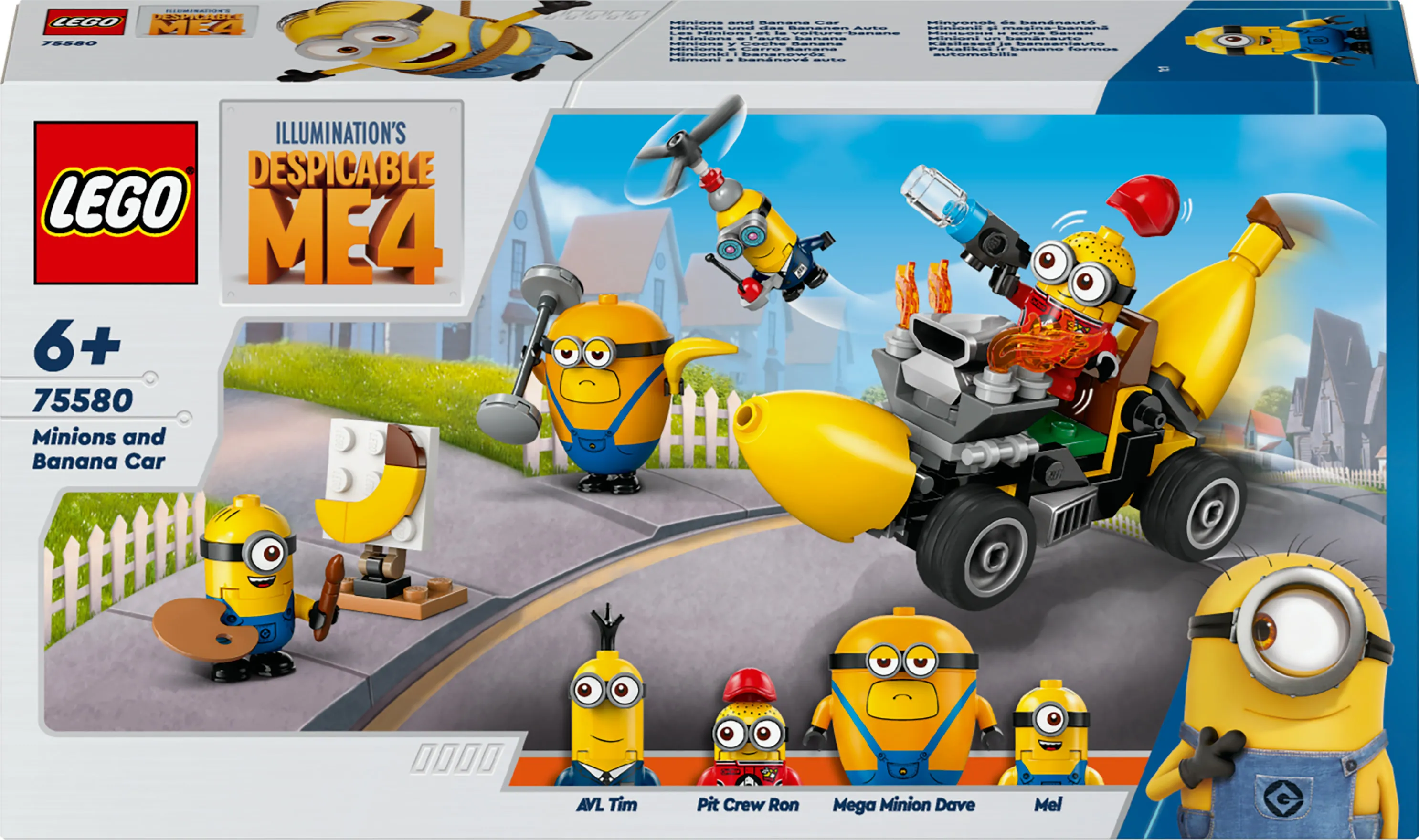 LEGO Despicable Me Banana Car and Friends 75580