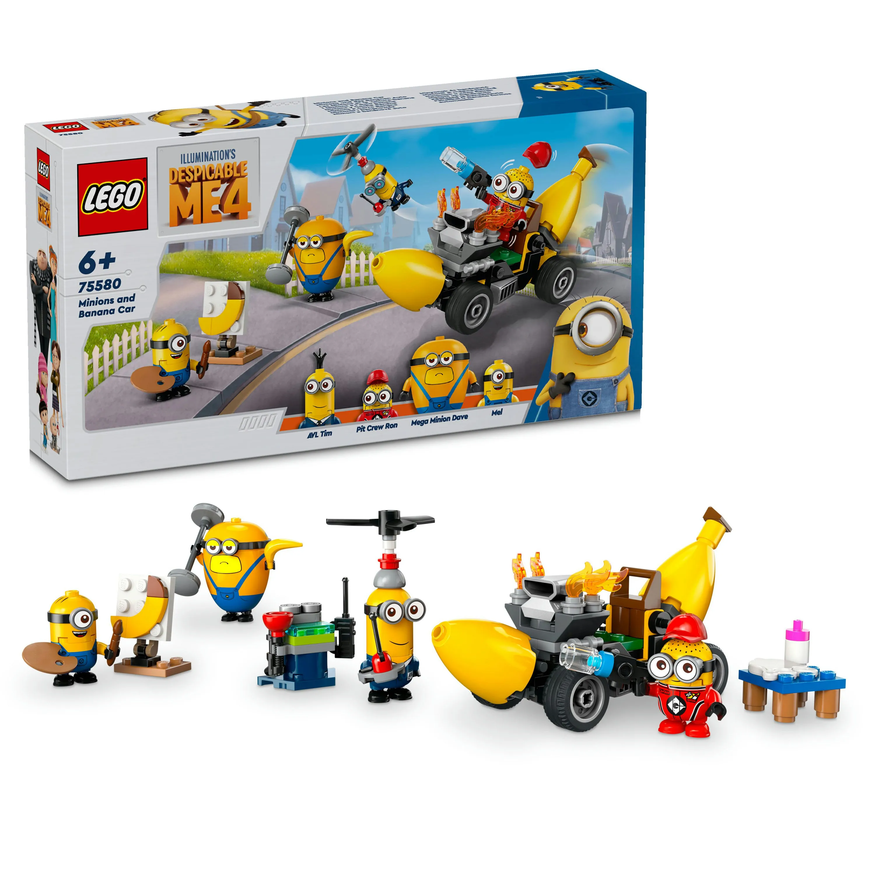 LEGO Despicable Me Banana Car and Friends 75580