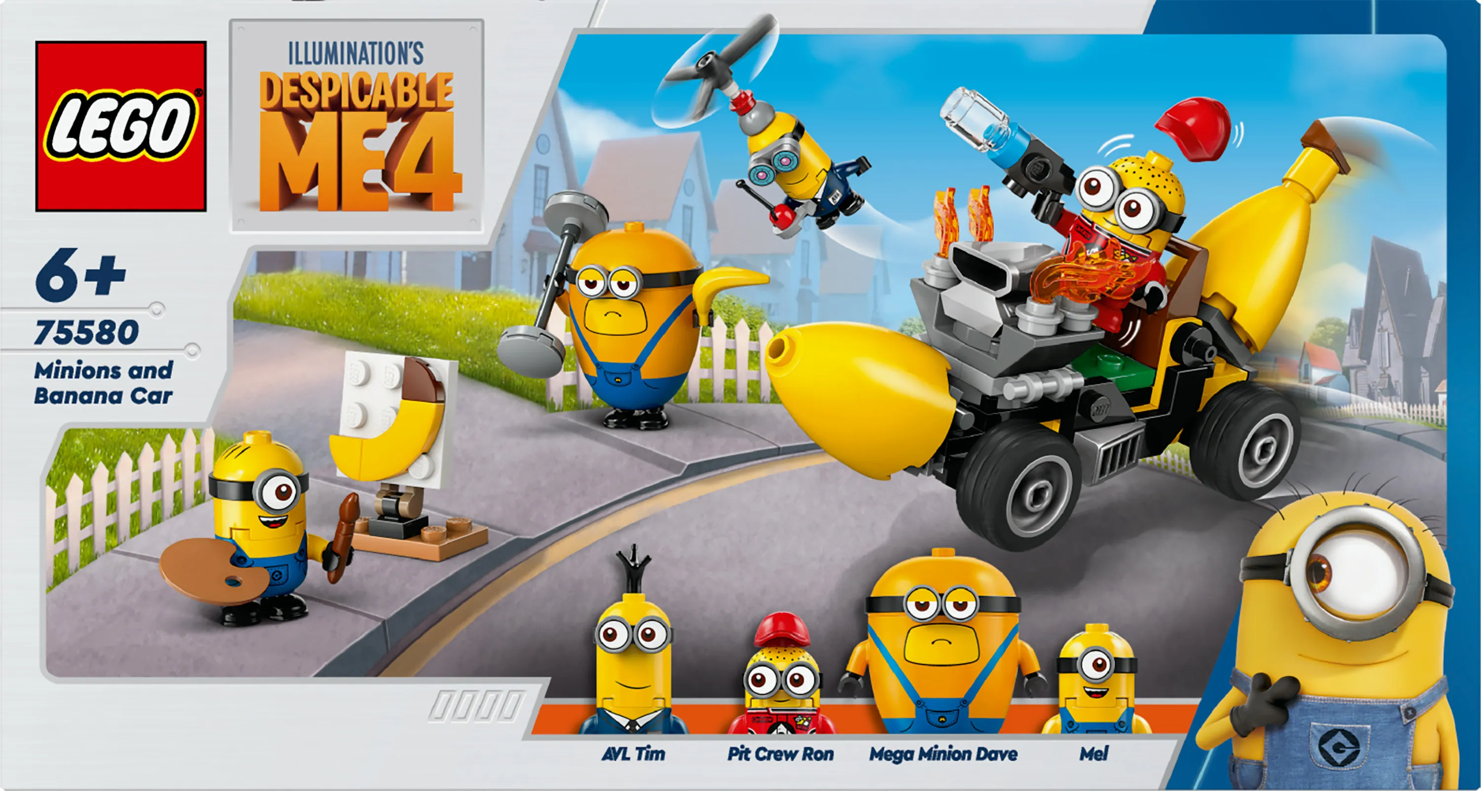 LEGO Despicable Me Banana Car and Friends 75580