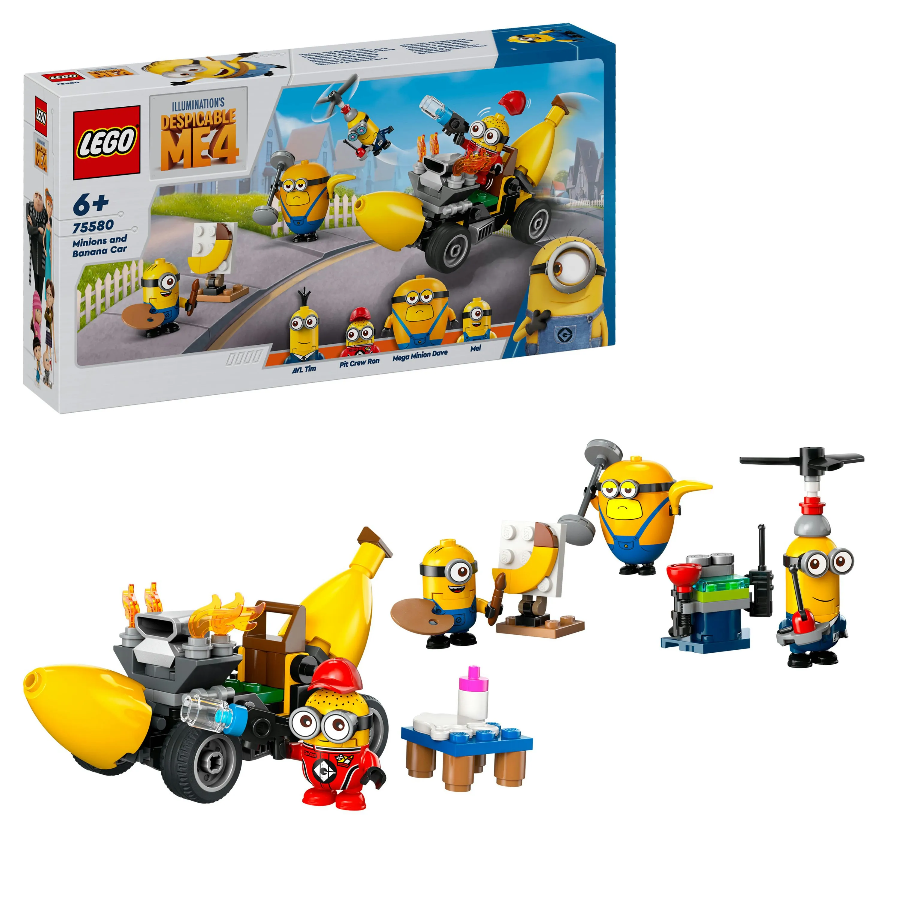 LEGO Despicable Me Banana Car and Friends 75580