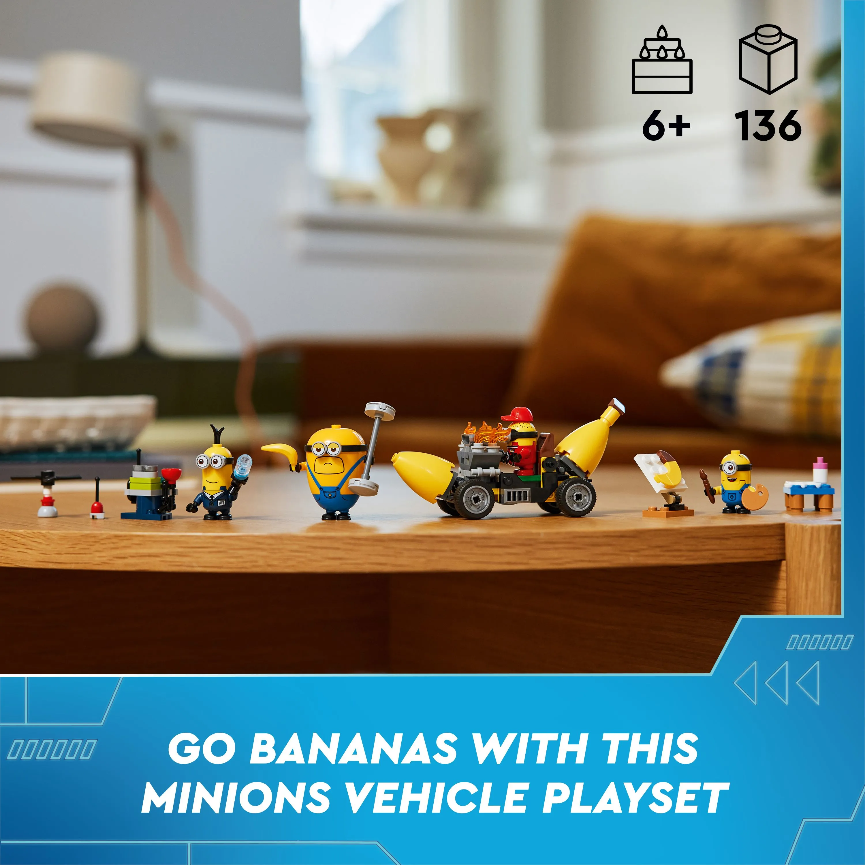 LEGO Despicable Me Banana Car and Friends 75580