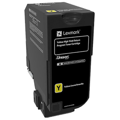 Lexmark CX725 Corporate toner cartridge, Yellow
