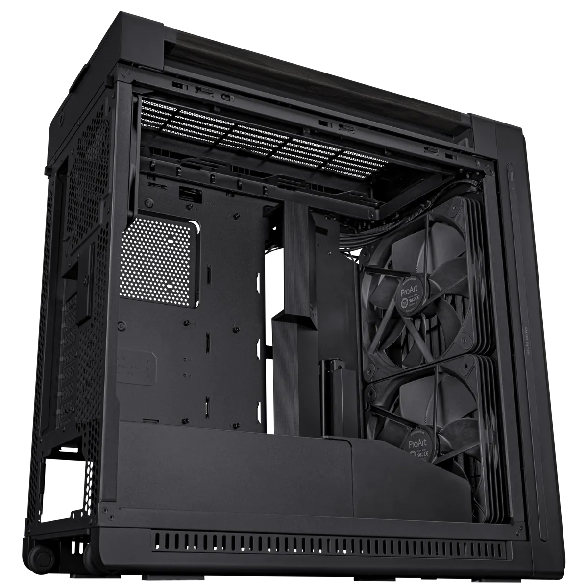 Asus ProArt PA602 Wood Edition - E-ATX case, window, black