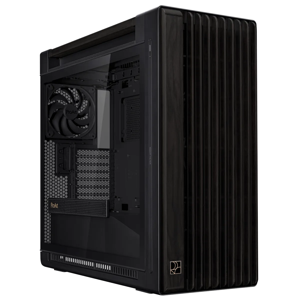 Asus ProArt PA602 Wood Edition - E-ATX case, window, black