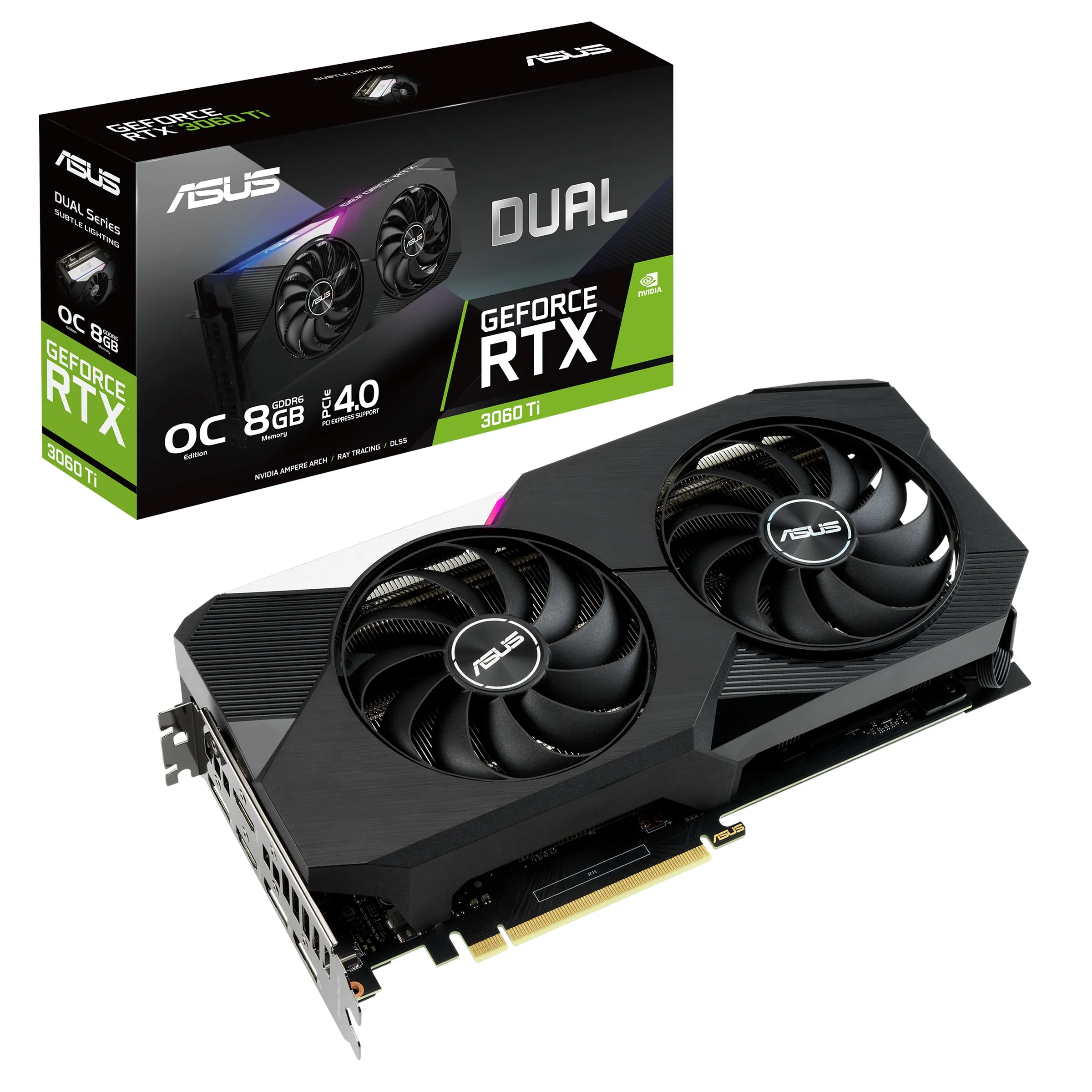 Asus GeForce RTX 3060 Ti Dual OC 8GB - Graphics card