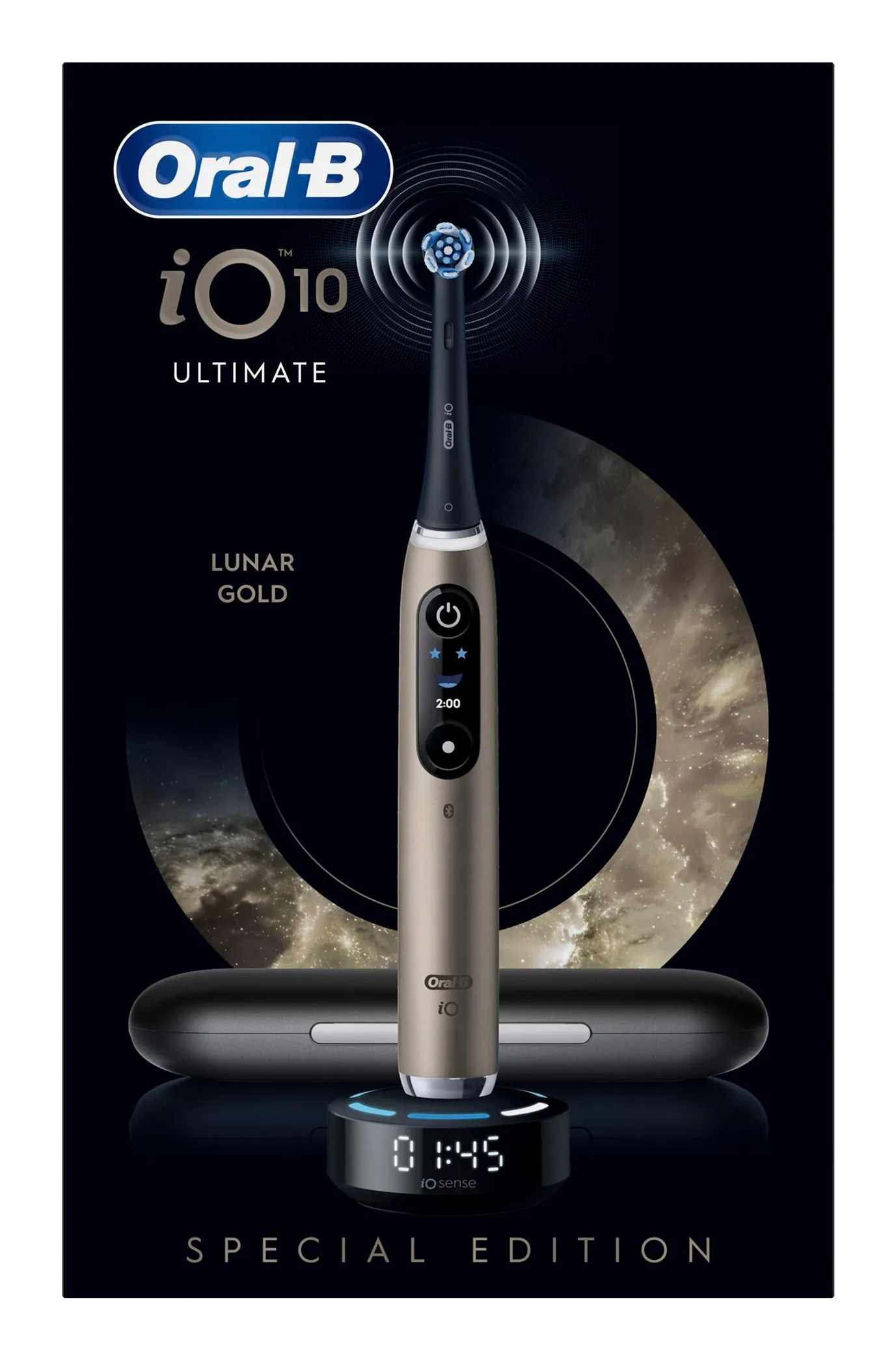 Oral-B iO Series 10 -s&auml;hk&ouml;hammasharja, Lunar Gold