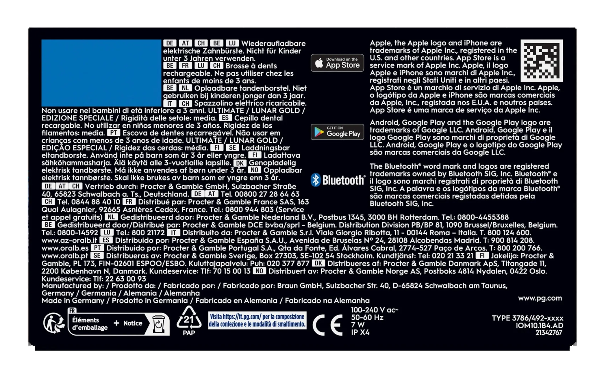 Oral-B iO Series 10 -s&auml;hk&ouml;hammasharja, Lunar Gold