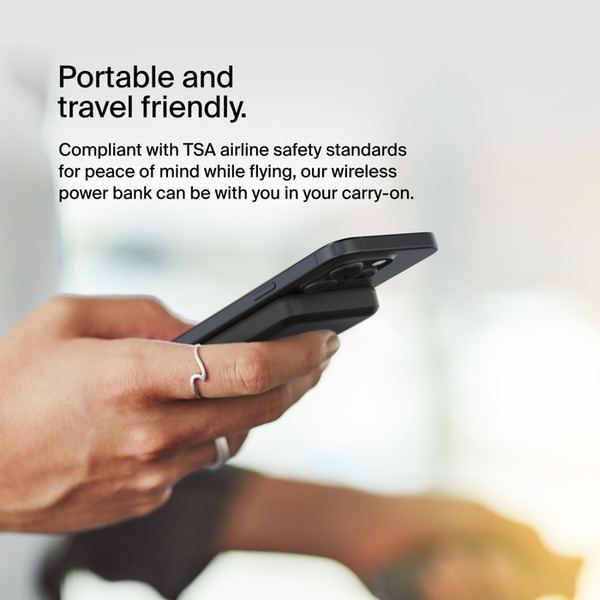 Belkin BoostCharge Qi2 MagSafe 5K 15W - power bank, Black