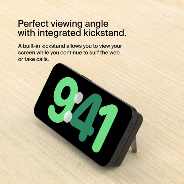 Belkin BoostCharge Qi2 MagSafe 5K 15W -varavirtal&auml;hde, Musta