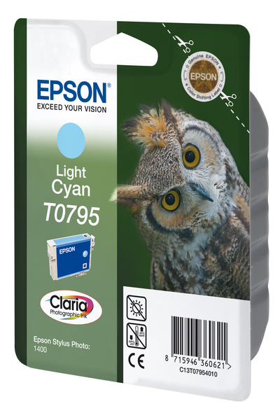 EPSON LIGHT CYAN T0795 CLARIA PHOTO INK