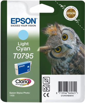 EPSON LIGHT CYAN T0795 CLARIA PHOTO INK