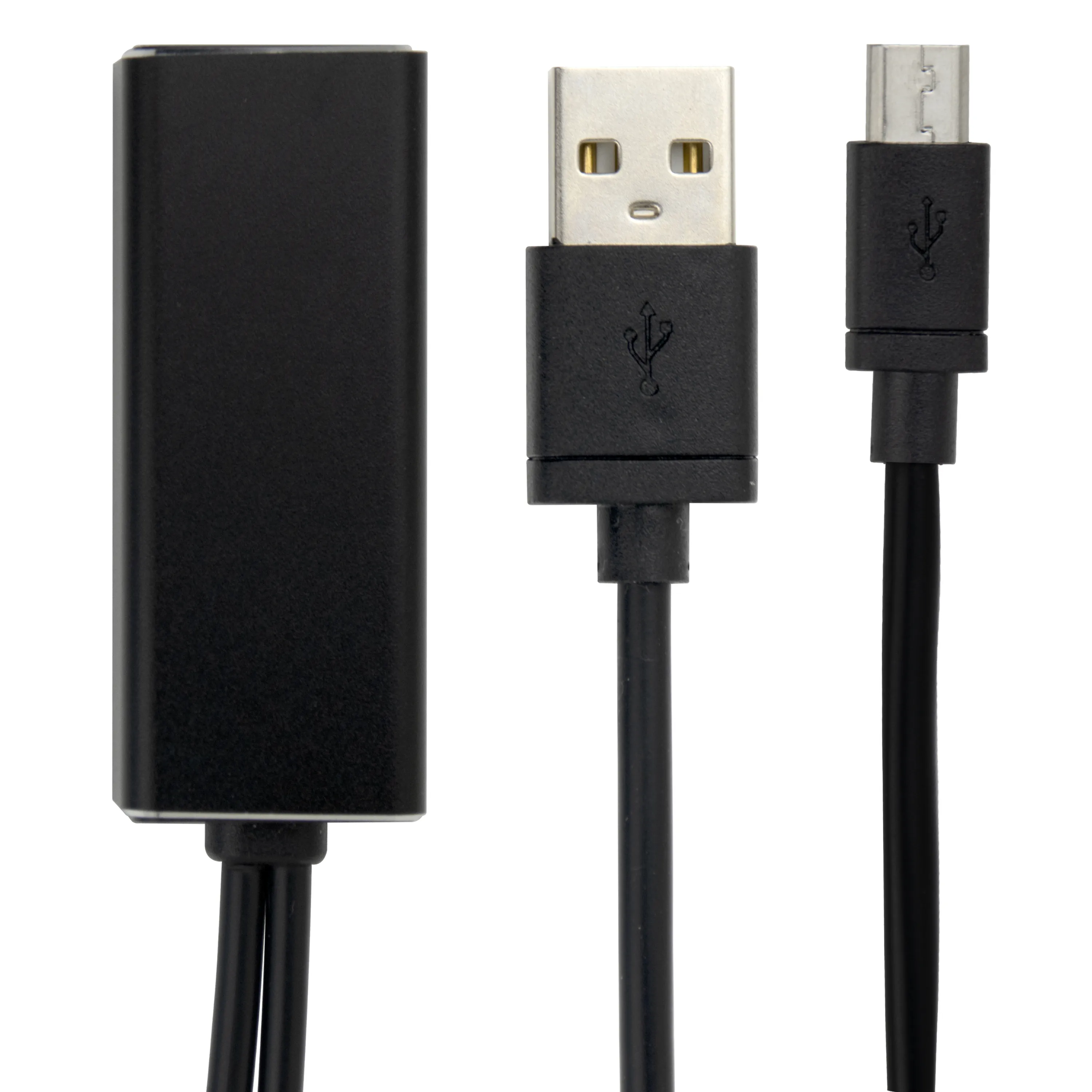DELTACO Ethernet-adapter for ChromeCast, USB, RJ45, black