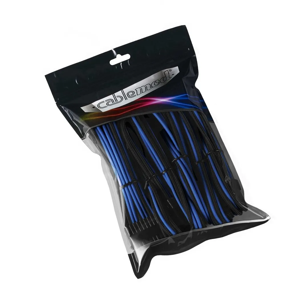 CableMod PRO ModMesh Cable Extension Kit - jatkokaapelisarja, musta / sininen