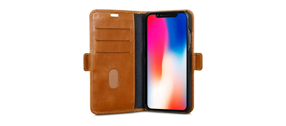 Dbramante1928 Copenhagen, iPhone Xr - Wallet Case, Tan