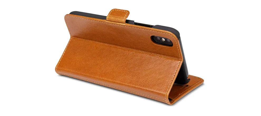 Dbramante1928 Copenhagen, iPhone Xr - Wallet Case, Tan