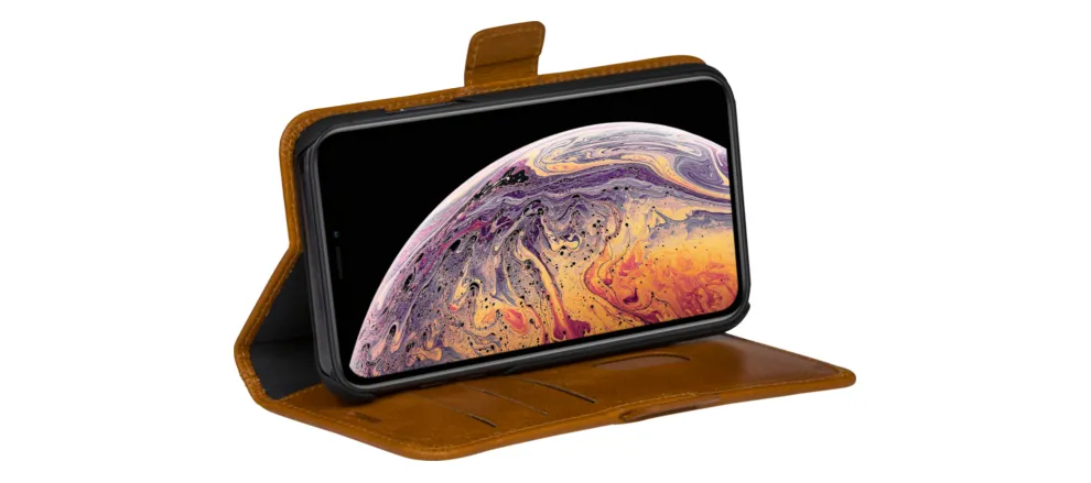 Dbramante1928 Copenhagen, iPhone Xr - Wallet Case, Tan