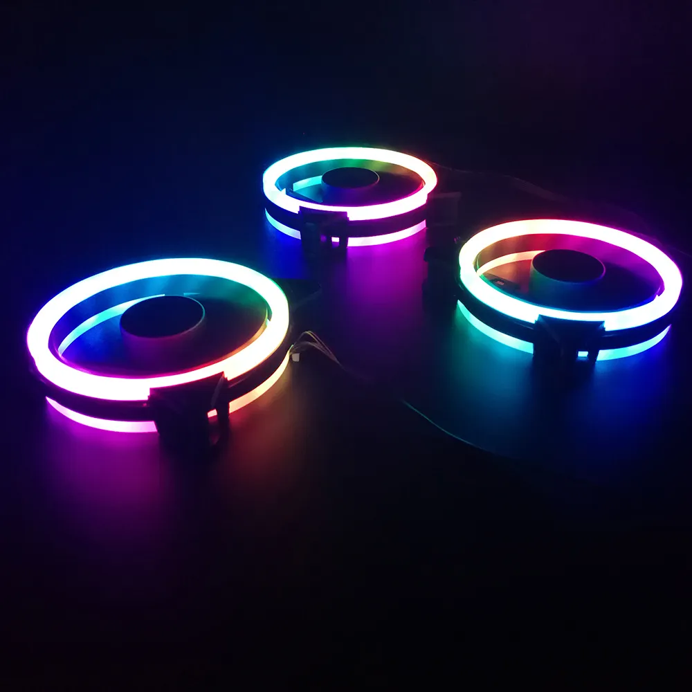 DARKFLASH DR12 Pro 120 mm Addressable RGB Black Case Fan