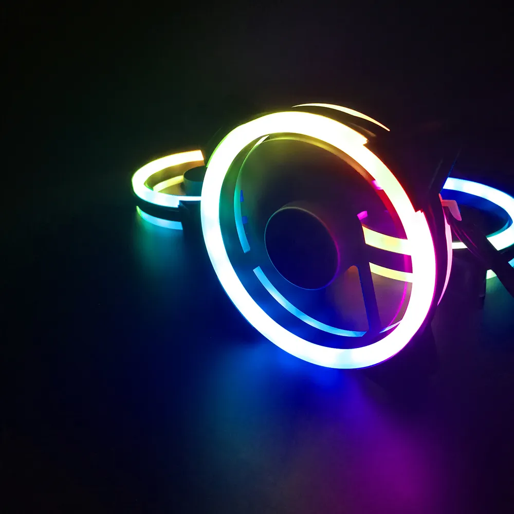 DARKFLASH DR12 Pro 120 mm Addressable RGB Black Case Fan