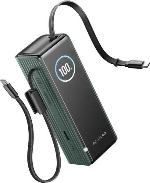 EcoFlow RAPID 25000mAh, 170W, PD 140W -varavirtal&auml;hde, vihre&auml;