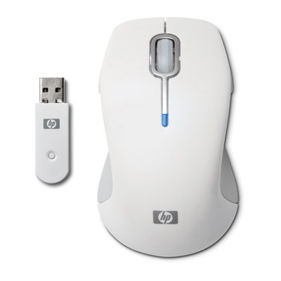 HP Wireless Comfort - Special Edition - hiiri - langaton - USB johdoton vastaanotin - helmi malleihin Presario CQ56, CQ62, HP G62, G72, Pavilion dv6, dv7, p6523