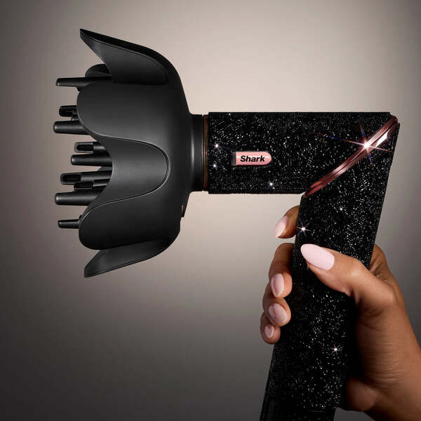 Shark FlexStyle HD446JBEU, 1650W hair dryer, Black Diamond