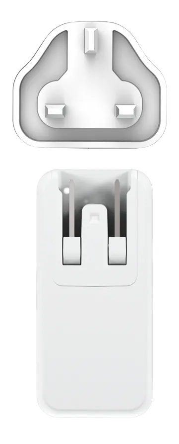 j5create JUP53100EF-N 100 Watt Galliumnitrid 5-portars - V&auml;ggladdare, Rent vit / Kolsvart