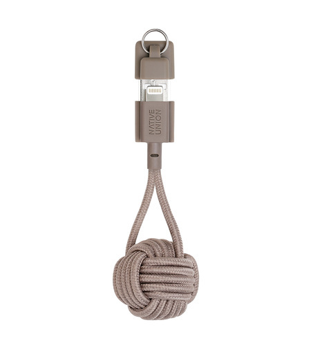 Native Union Key Cable USB-A - Lightning - kabel, 15 cm, Beige