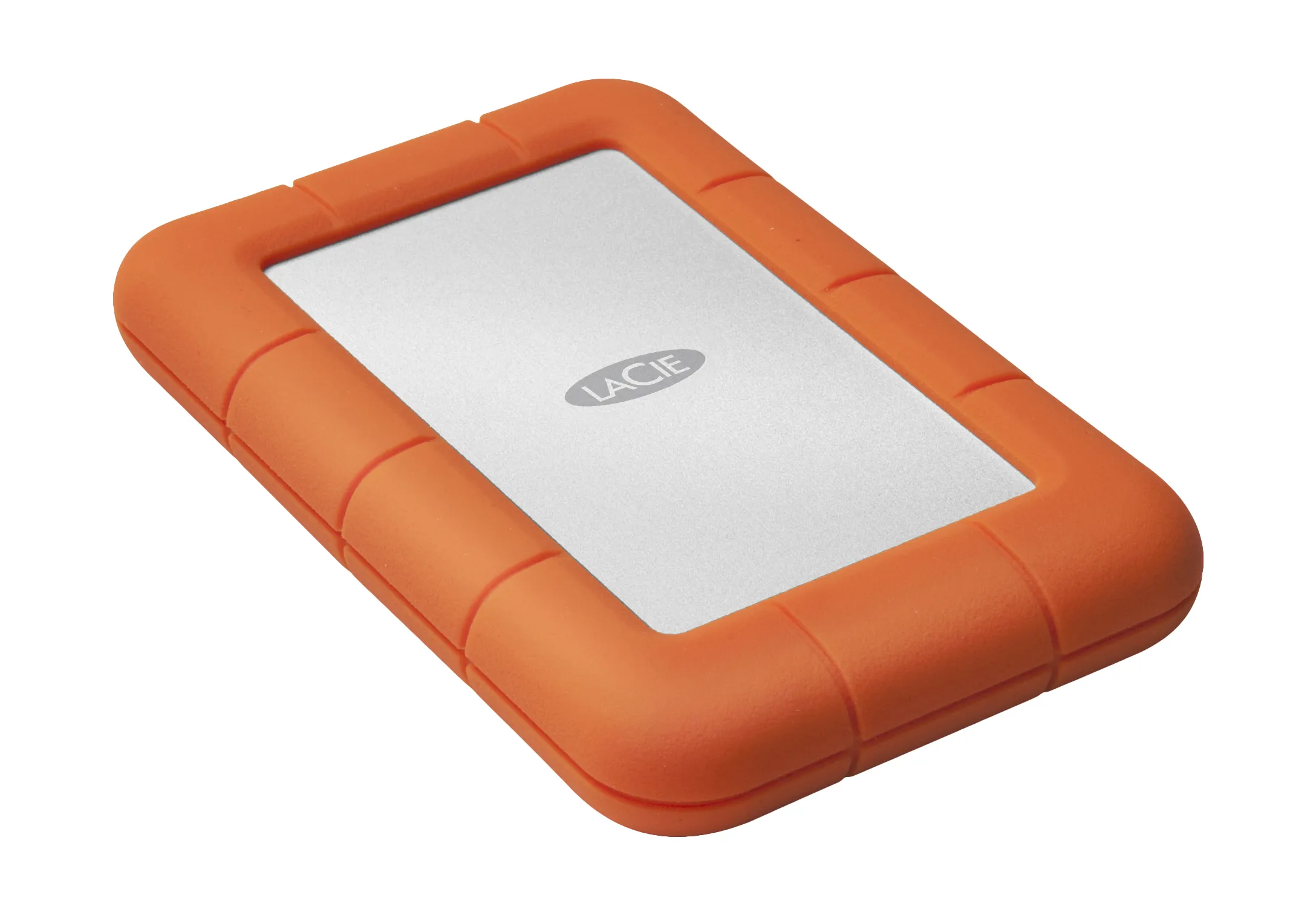 Lacie Rugged Mini 4 Tt -ulkoinen kovalevy, Oranssi/Hopea