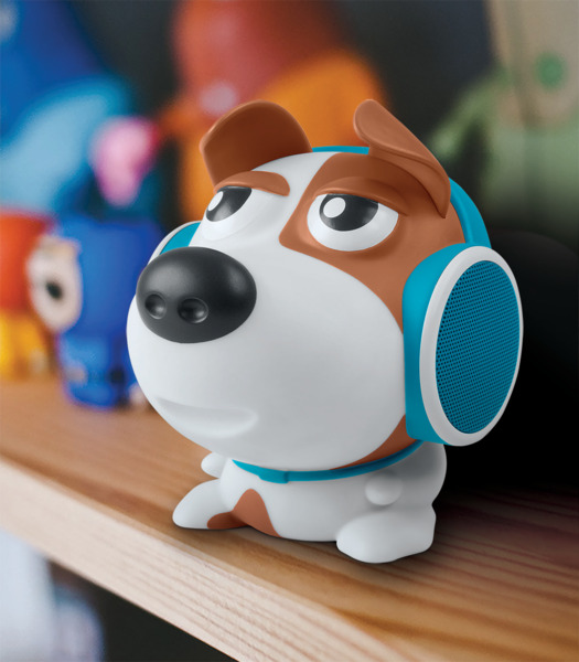 Muse M-315 DOG Bluetooth kannettava kaiutin, sininen, ruskea, valkoinen