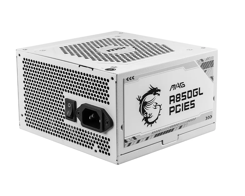 MSI MAG A850GL PCIE 5 850W - power supply, 80 Plus Gold