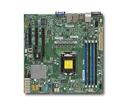 Supermicro X11SSH-F, micro-ATX motherboard