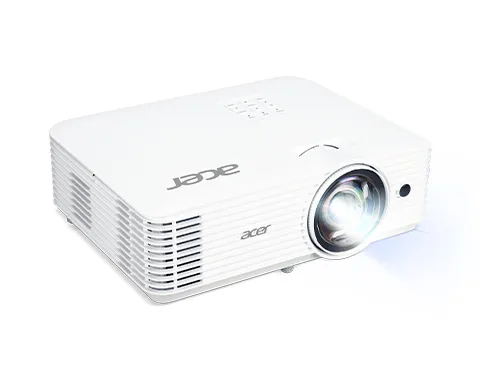 Acer H6518STi Short Throw DLP Full HD 3500 ANSI lm Projector, White