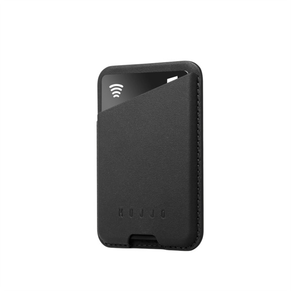 Mujjo MagSafe Leather Card Wallet, Black