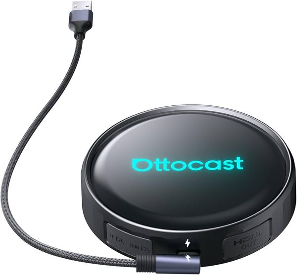 OTTOCAST OTTOAIBOX P3 Pro Android Wireless Adapter Black