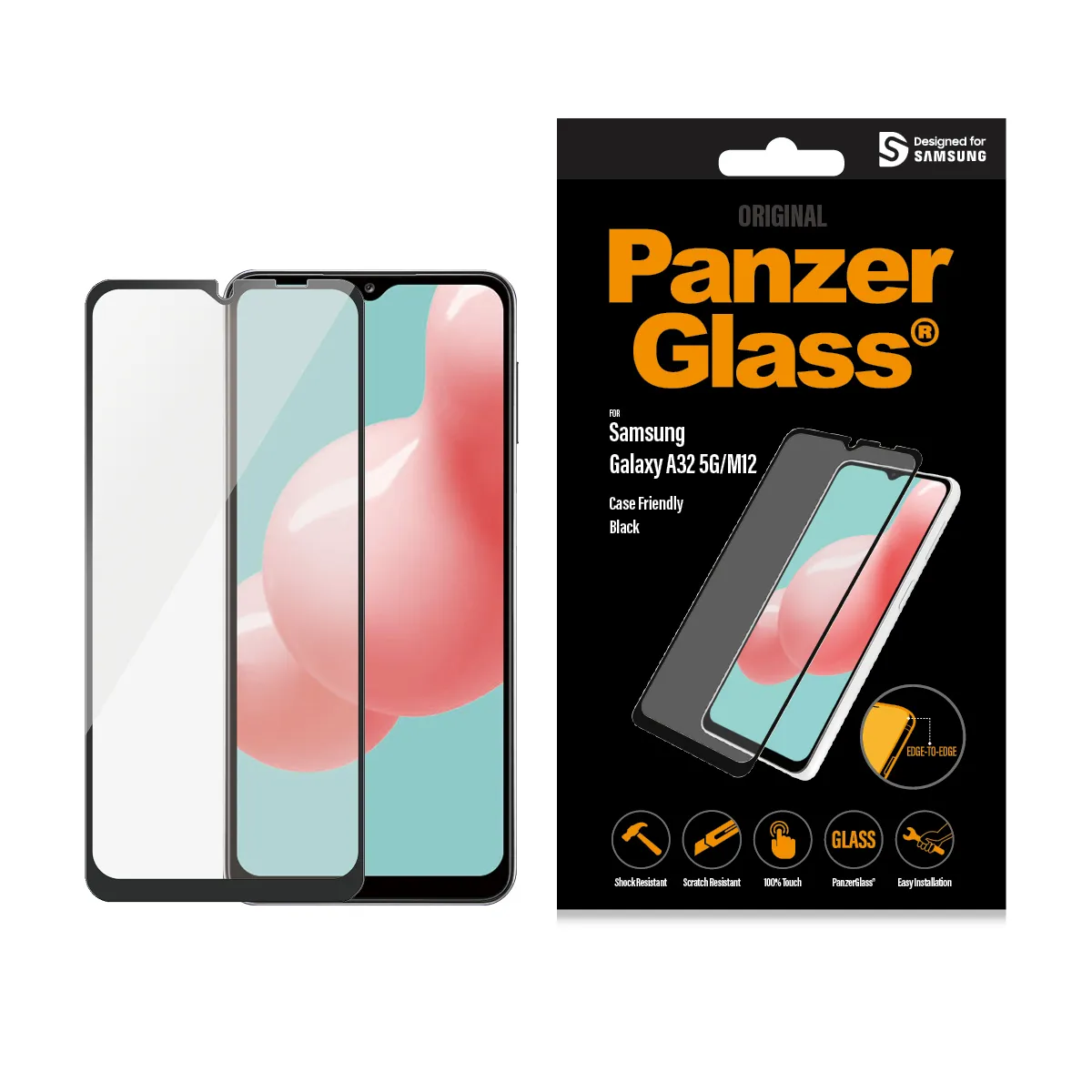 PanzerGlass Case Friendly, Galaxy A32 5G - sk&auml;rmskydd