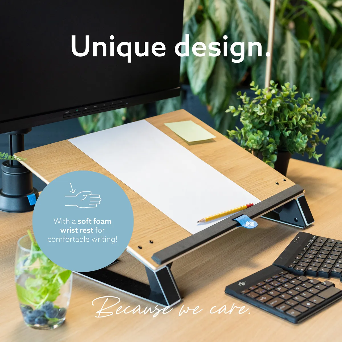 R-Go Read2Write asiakirjapidike, lue ja kirjoita, tammi puu