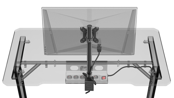 SilentiumPC Atlas 100 68,6 cm (27") Musta