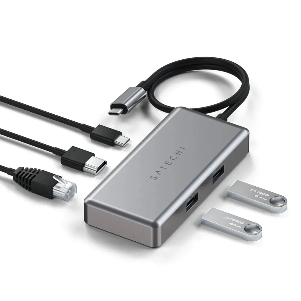 Satechi USB-C moniliit&auml;nt&auml; Chromebookille