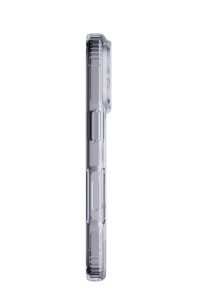 Tech21 Evo Clear MagSafe, iPhone 17 Pro -suojakuori, l&auml;pin&auml;kyv&auml;
