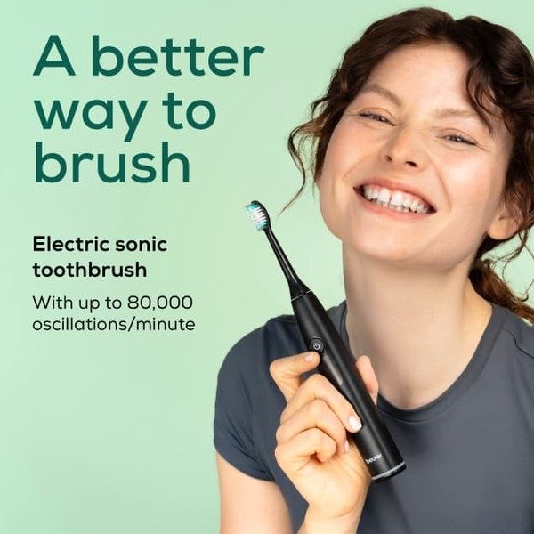 Beurer SC 50 Electric Toothbrush, Midnight Ink