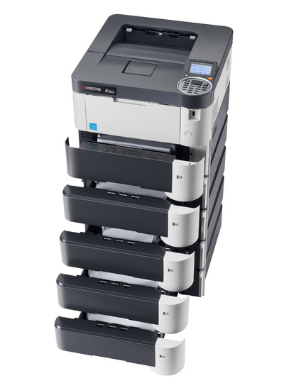 Kyocera FS-2100DN - Tulostin - yksiv&auml;rinen - Dupleksi - laser - Legal, A4 - 1200 pistett&auml;/tuuma - jopa 40 sivua/min - kapasiteetti: 600 arkkia - USB, Gigabit LA