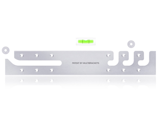 Multibrackets M VESA Wallmount Razor Thin 2/3/400 - Wall mount tuotteelle plasma / LCD / TV - alumiini - hopea -n&auml;yt&ouml;n koko: 26"-46"
