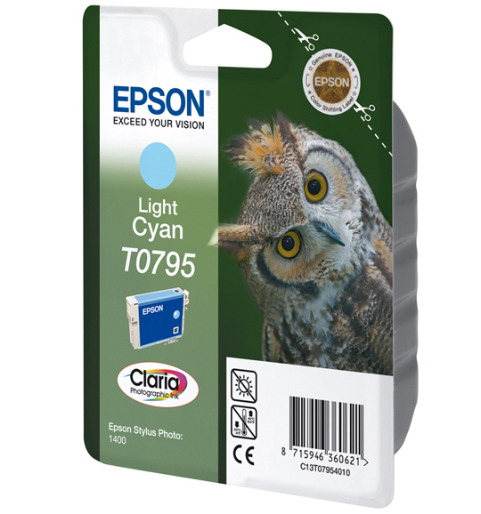 EPSON LIGHT CYAN T0795 CLARIA PHOTO INK