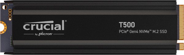 Crucial T500 Heatsink 1 TB M.2 PCIe 4.0 NVMe SSD