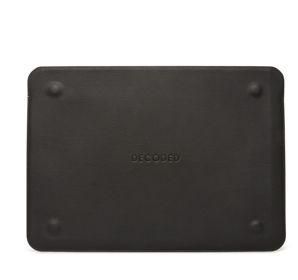Decoded - Leather Frame Sleeve for Macbook 13 Black